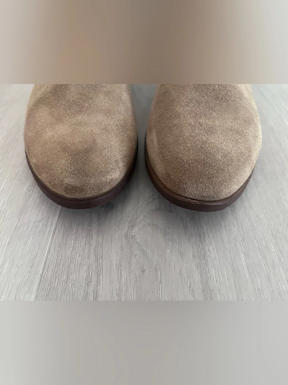 STEVE MADDEN Dover tan suede ankle boots